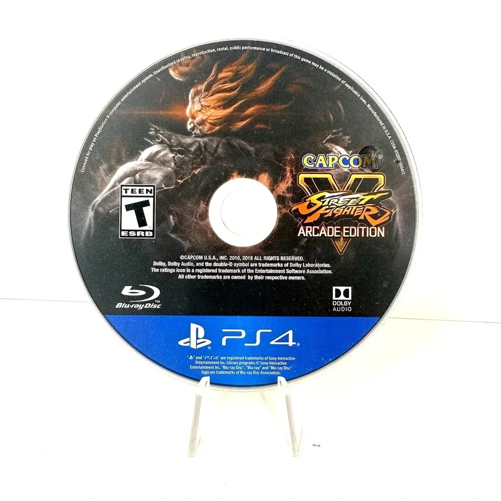 Street Fighter V: Arcade Edition (Sony PlayStation 4) Tested Working Disc Only